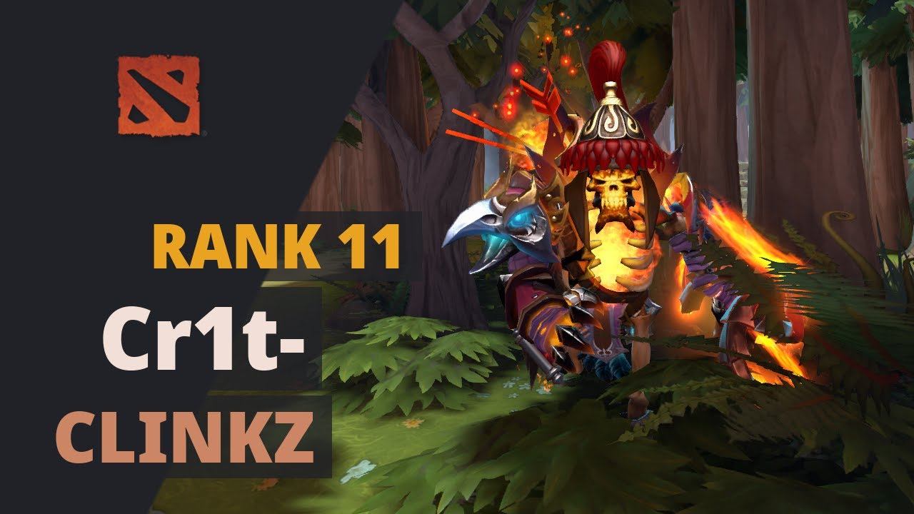 Cr1t- (Rank 11) plays Clinkz Dota 2 Full Game смотреть онлайн