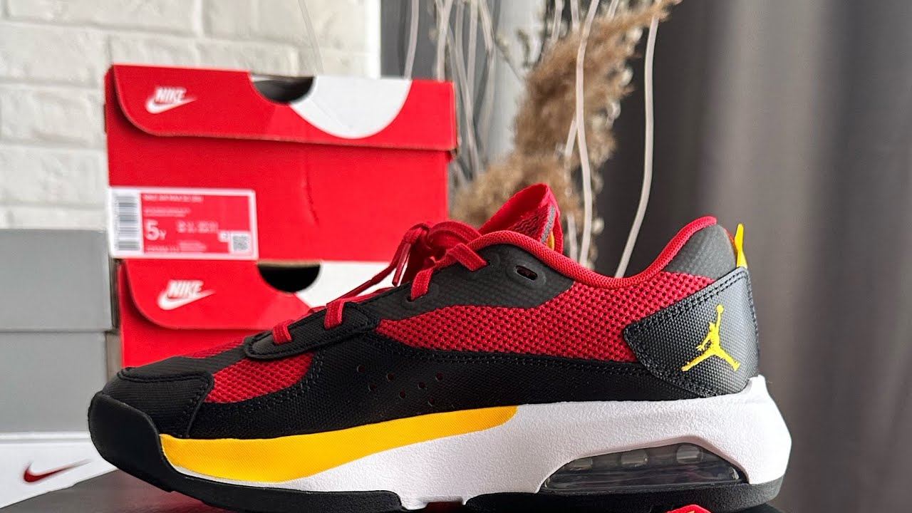 Кроссовки Jordan Air 200E GS «Black University Red» #airjordan #sneakers #jordan