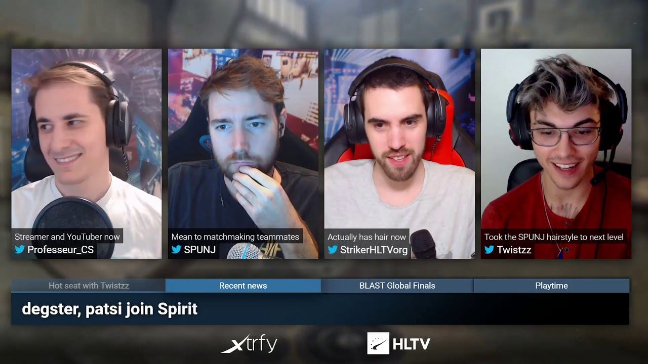HLTV Confirmed: degster, patsi join Spirit S5.E23 смотреть онлайн