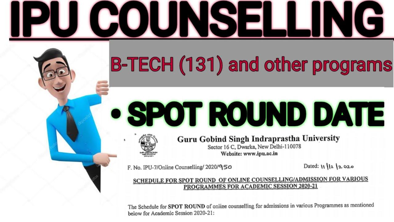 IPU Spot Round new Notification | IP University spot round Counselling | IPU | смотреть онлайн