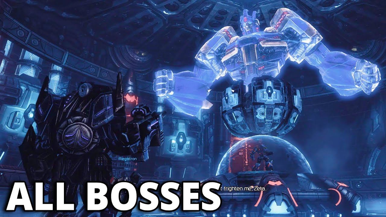 Transformers: War for Cybertron (2010) - ALL BOSSES смотреть онлайн