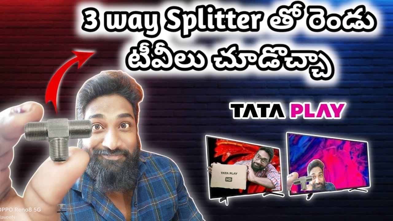 3way #splitter Can watch two #tvs with this #connector #tataplay #dth @tataplaytechnician#tech смотреть онлайн