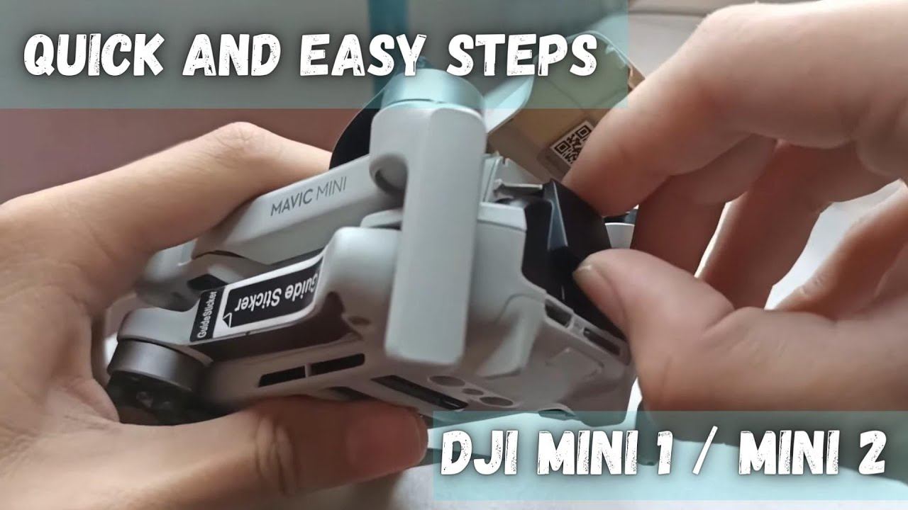 How to Remove and Put Mavic mini 1 and Mini 2 Batteries смотреть онлайн