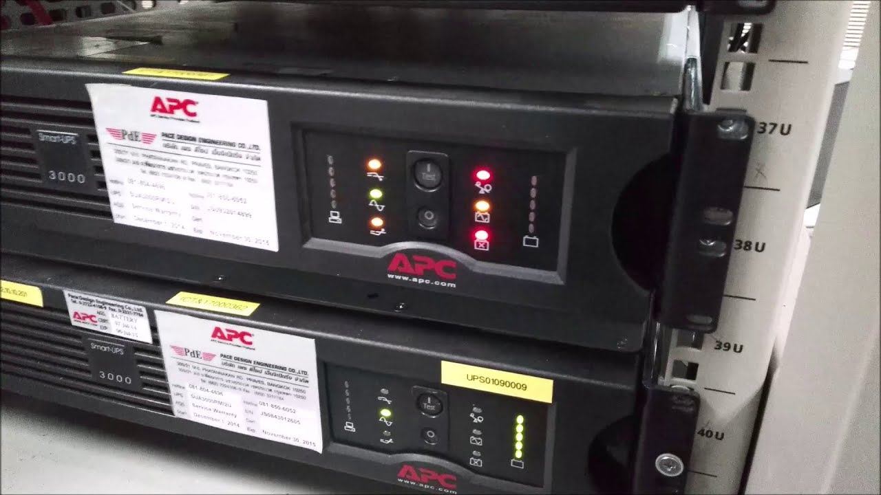 ไฟกระพริบ APC Smart UPS-3000 Blinker смотреть онлайн