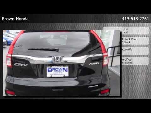 2016 Honda CR-V SE AWD - Maumee смотреть онлайн