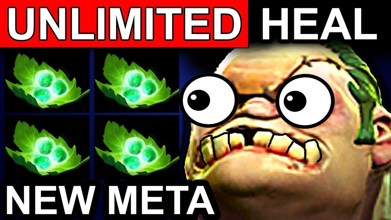 UNLIMITED HEAL PUDGE - DOTA 2 PATCH 7.06 NEW META PRO GAMEPLAY смотреть онлайн