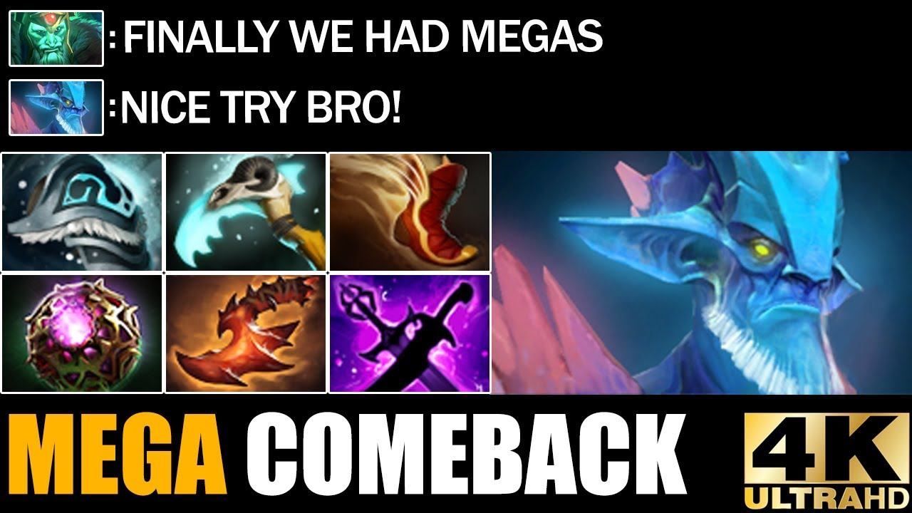 The Most Powerful DPS Hero Leshrac 30 Kills Destroyed Every Things - Epic Mega Comeback Dota 2 смотреть онлайн