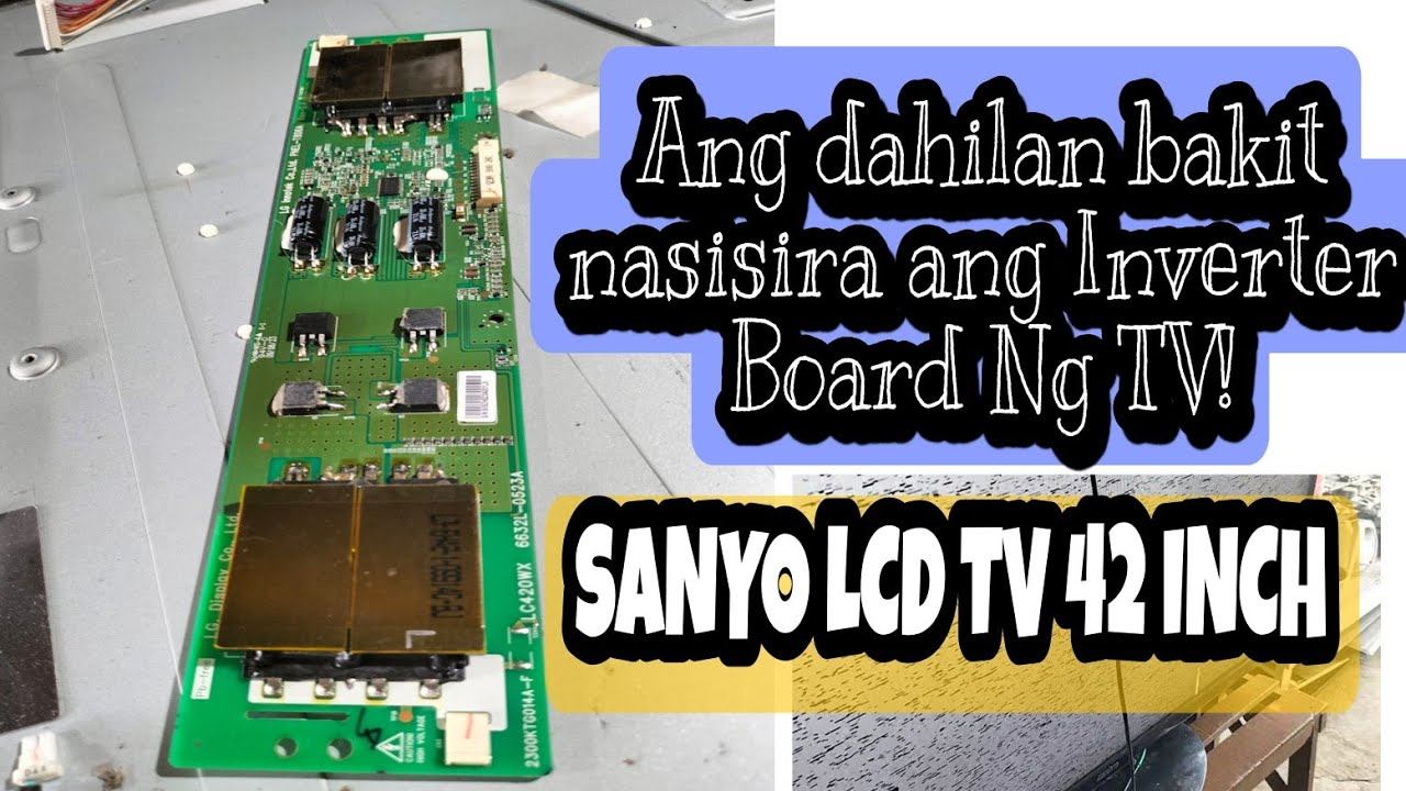 How to fix SANYO LCD TV 42 Inch, No picture//.. How to repair LCD TV No display? смотреть онлайн