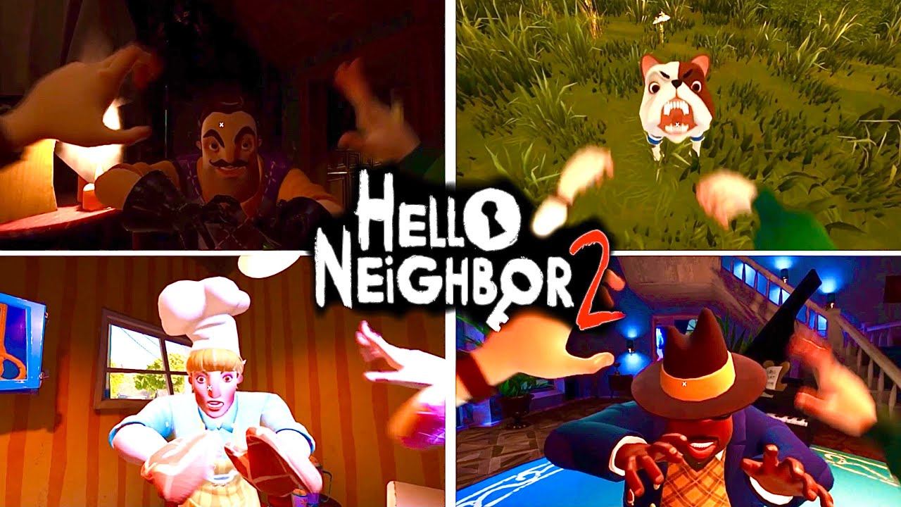 Hello Neighbor 2 Beta All Jumpscares смотреть онлайн