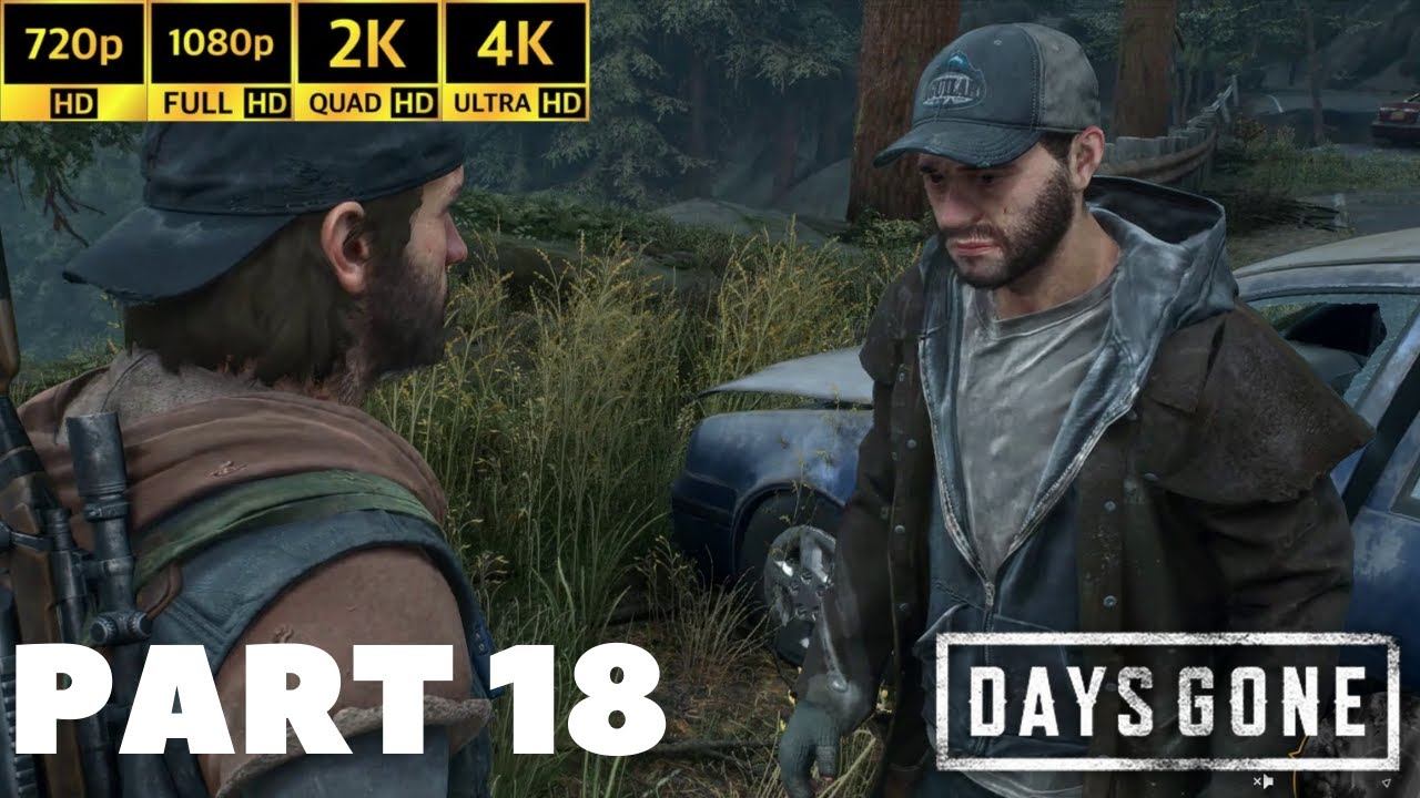 Days Gone Helping a Survivor from ZOMBIE attack - Days Gone Part 18 | PC Gameplay | No Commentary смотреть онлайн