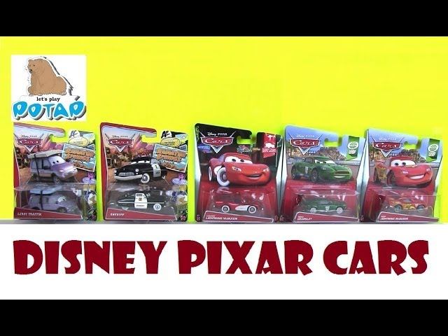 Disney Pixar Cars Toys Unboxing Lightning Mcqueen,and Radiator Springs Car Toys. Тачки Маквин. смотреть онлайн