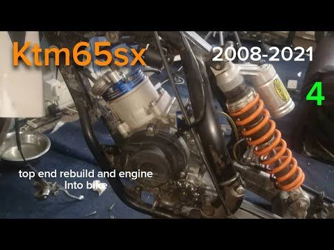 Ktm65sx top end rebuild/ how to set the timing with the decking tool/tc 65cc/ gas gas 65 /2008-2021 смотреть онлайн