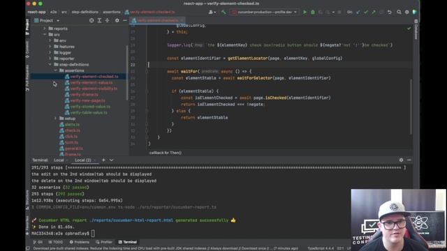 128 - Refactoring and improving our assertion step definitions part 1 смотреть онлайн