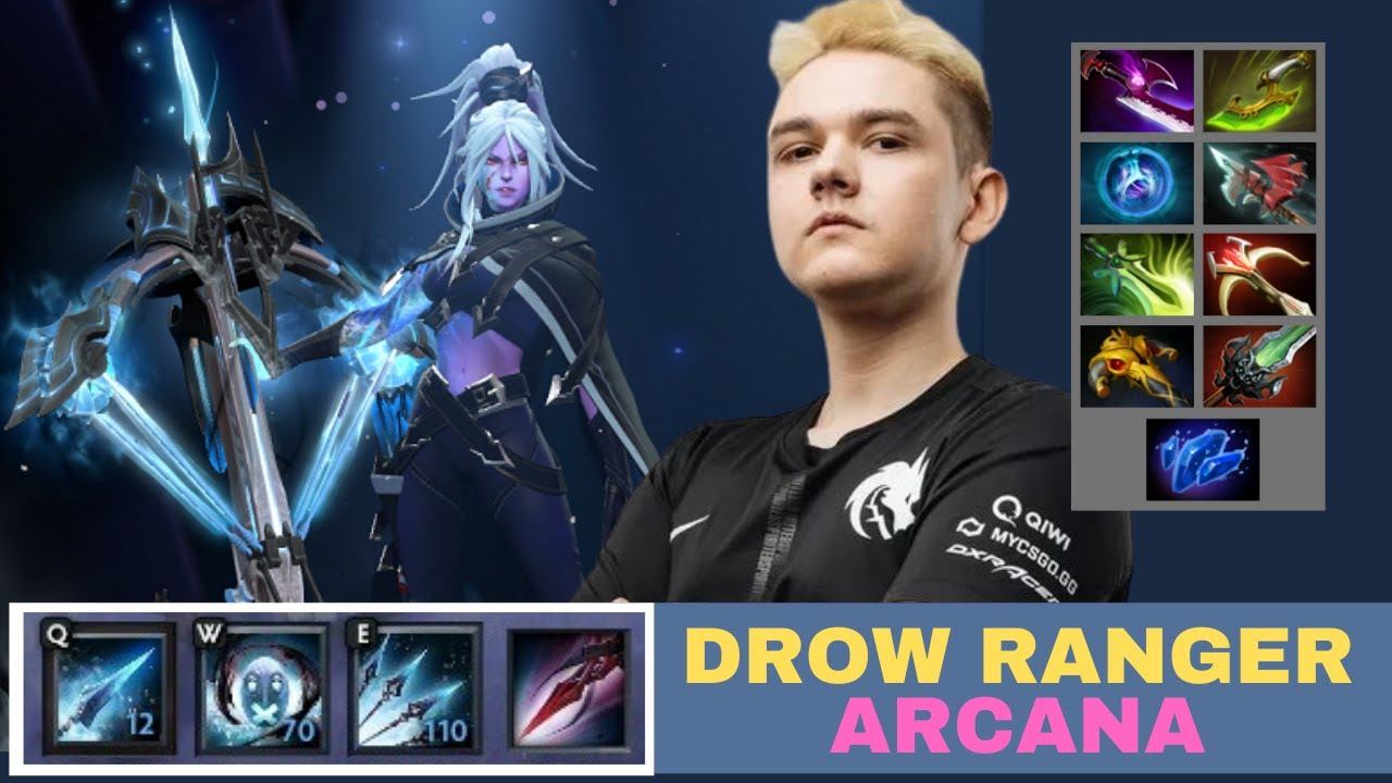 Yatoro Drow Ranger Arcana - Dread Retribution - Pro Gameplay Dota 2 смотреть онлайн