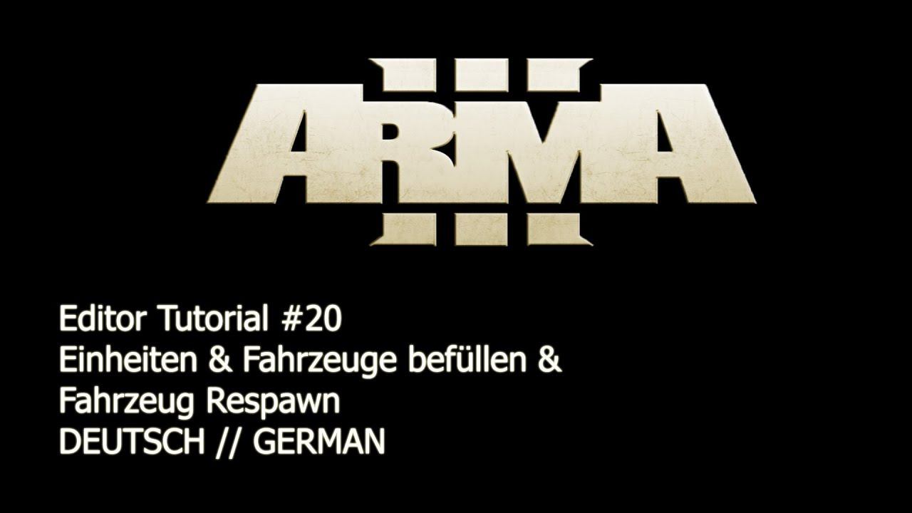 [RPGX] Arma 3 Editor Tutorial #20 - Fahrzeug Respawn und Fahrzeuge - Kisten befüllen [GERMAN HD] смотреть онлайн