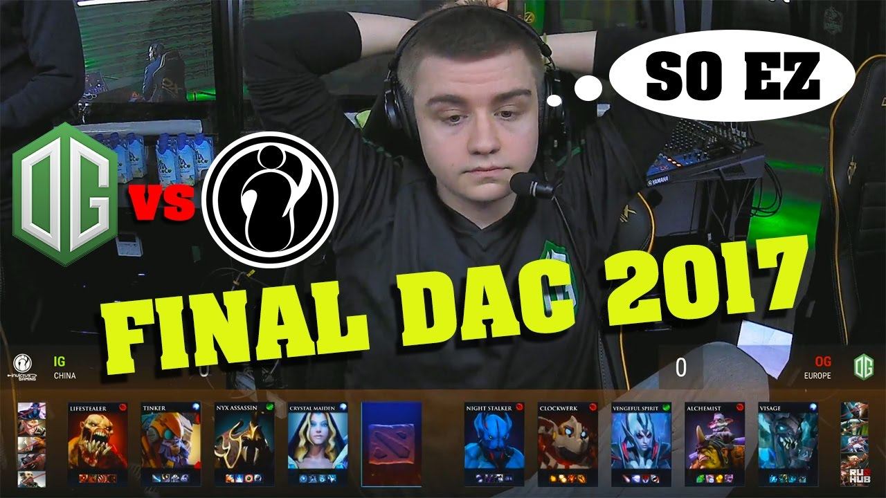 ПОСЛЕДНЯЯ НЕАЗИАТСКАЯ КОМАНДА НА ТУРНИРЕ OG vs IG | DAC 2017 смотреть онлайн