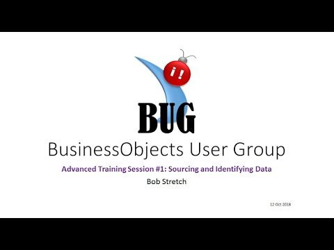 BusinessObjects Advanced Training: Sourcing and Identifying Data смотреть онлайн
