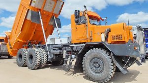 ГИГАНТ СВОЕГО ДЕЛА , РУССКИЙ САМОСВАЛ В РАБОТЕ!