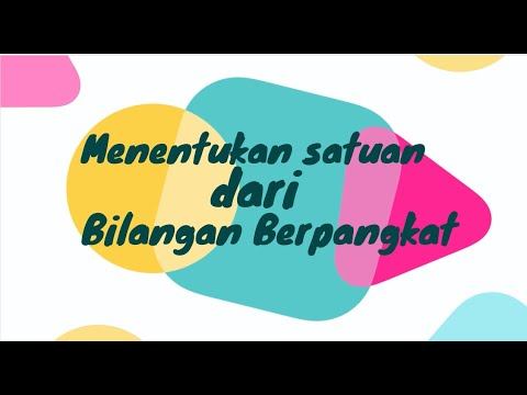 Menentukan satuan dari bilangan berpangkat besar смотреть онлайн