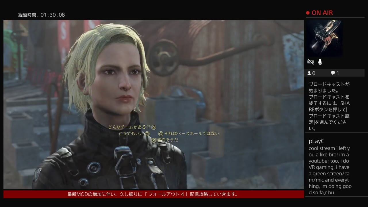 ［pro ~ 有機EL・HDR ~］ nishichin's " Fallout 4 " ~ MOD対応 ~（1080p 60fps）Live stream смотреть онлайн