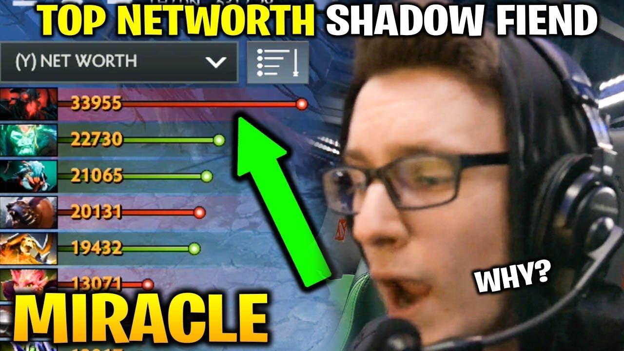 MIRACLE Top Networth Shadow Fiend - Unexpected Match смотреть онлайн