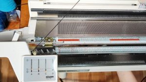 Часть 1. Двухфонтурный жаккард на Сильвере без жаккардовой каретки.