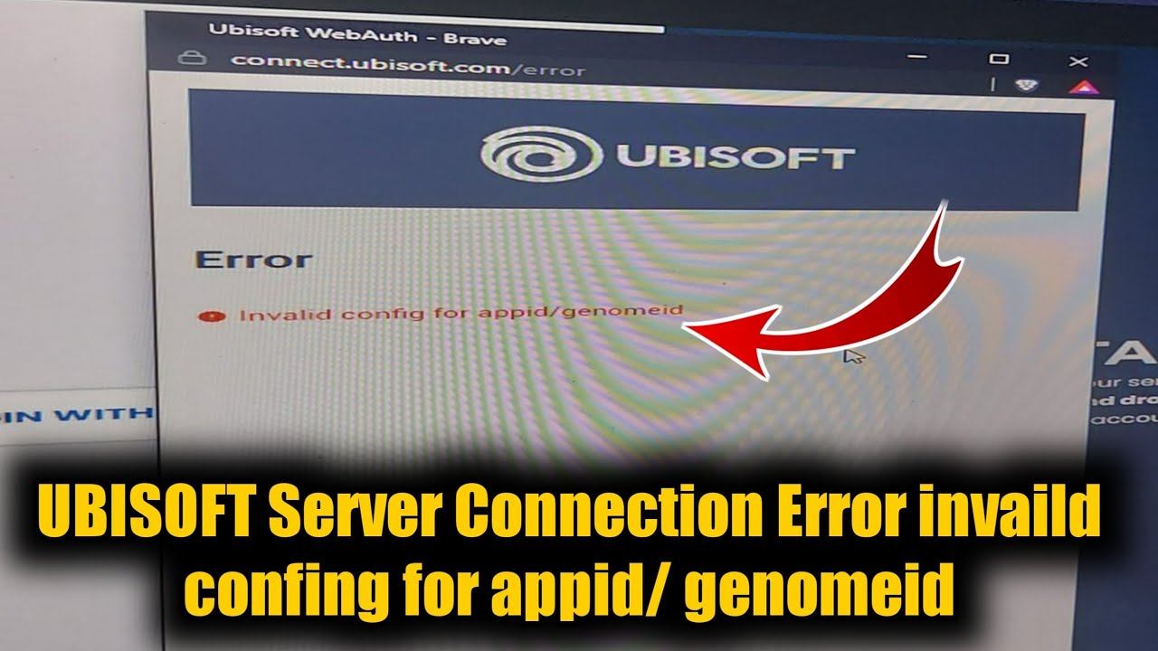 UBISOFT Connection Error and Login problems invaild confing for appid/ genomeid Updates, and Server смотреть онлайн