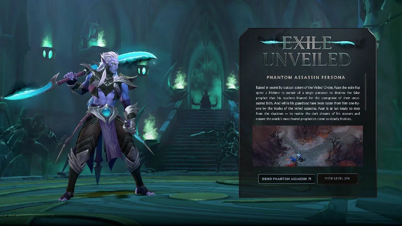 Phantom Assassin PERSONA Introduction - Dota 2 смотреть онлайн