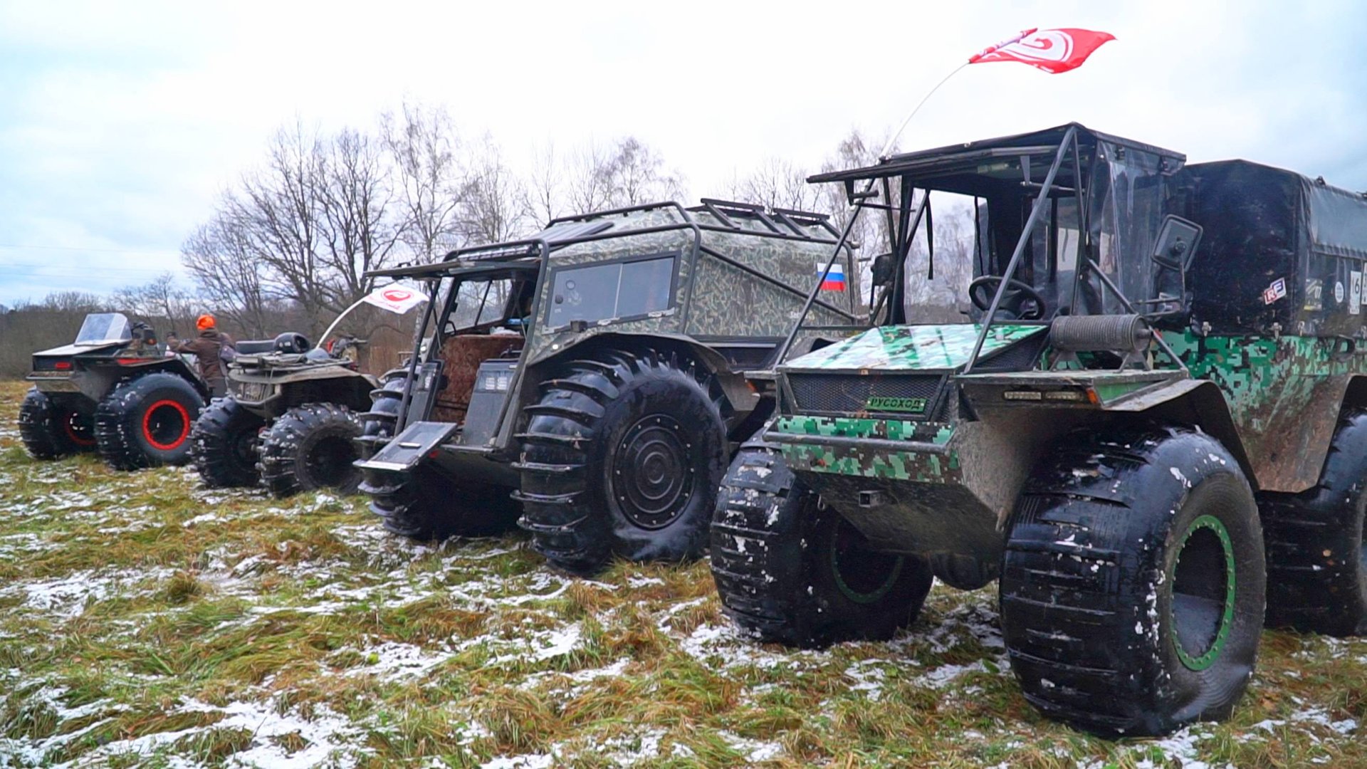 Все типы колесных вездеходов в жестком замесе! Шерп, каракат, квадрик и переломка! смотреть онлайн