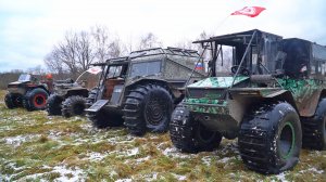 Все типы колесных вездеходов в жестком замесе! Шерп, каракат, квадрик и переломка!