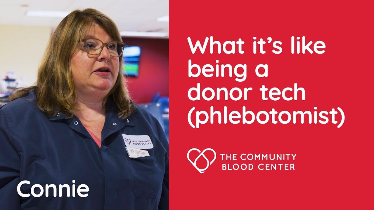 What it's like being a blood donor technician at CBC -- Connie's Perspective смотреть онлайн