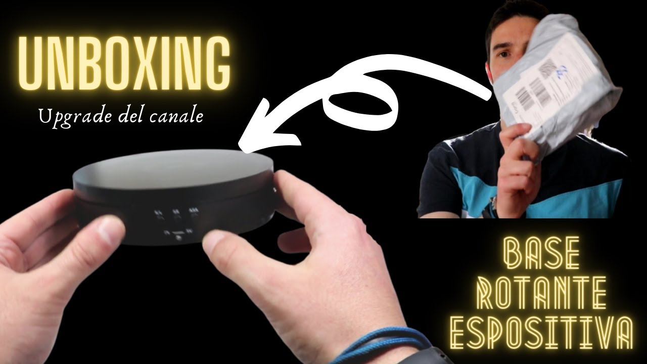 Base rotante elettrica, gira come gira-Unboxing upgrade del canale смотреть онлайн