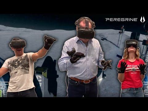 New users trying the Peregrine VR glove смотреть онлайн
