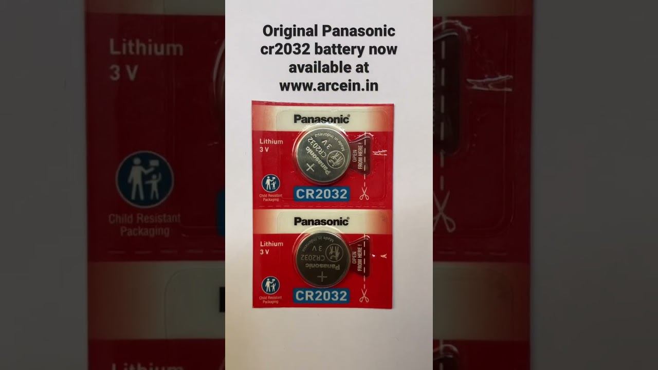 Original Panasonic CR2032 3V coin cell battery is now available at www.arcein.in #cr2032 #panasonic смотреть онлайн