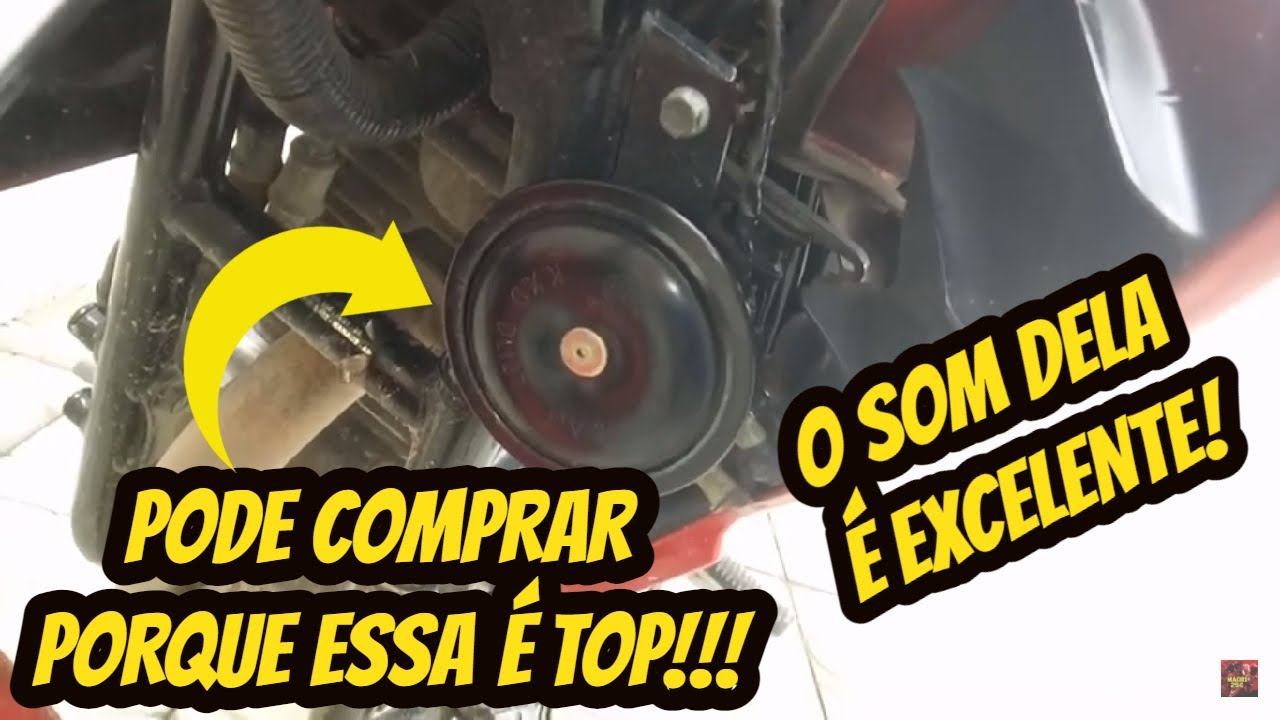 QUAL A MELHOR BUZINA PARA MOTO? / COMPREI UMA BUZINA DA MAGNETRON PARA MINHA FAZER 250 смотреть онлайн