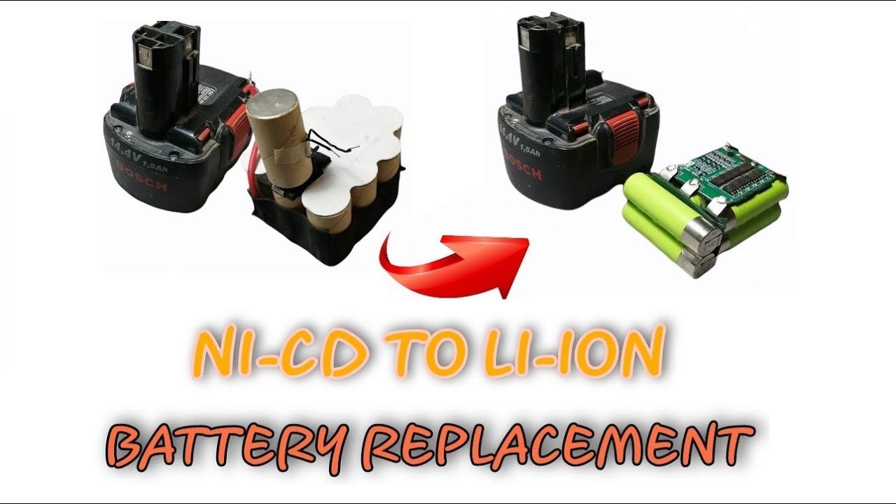 Bosch 14,4v battery Restoration| diy li-ion battery смотреть онлайн