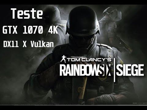 DX11 ou Vulkan qual deu mais FPS, teste Rainbow Six #test смотреть онлайн