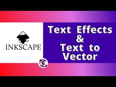 Inkscape Text Effect Inkscape Text Style Color Inkscape Text Vector Text Stroke Outline Cut Design смотреть онлайн