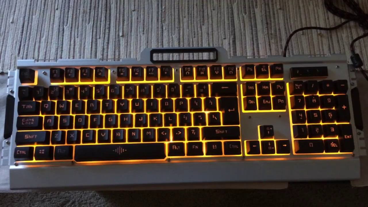 Fxexblin LED Backlit 105 Keys Gaming Keyboard #gaming смотреть онлайн