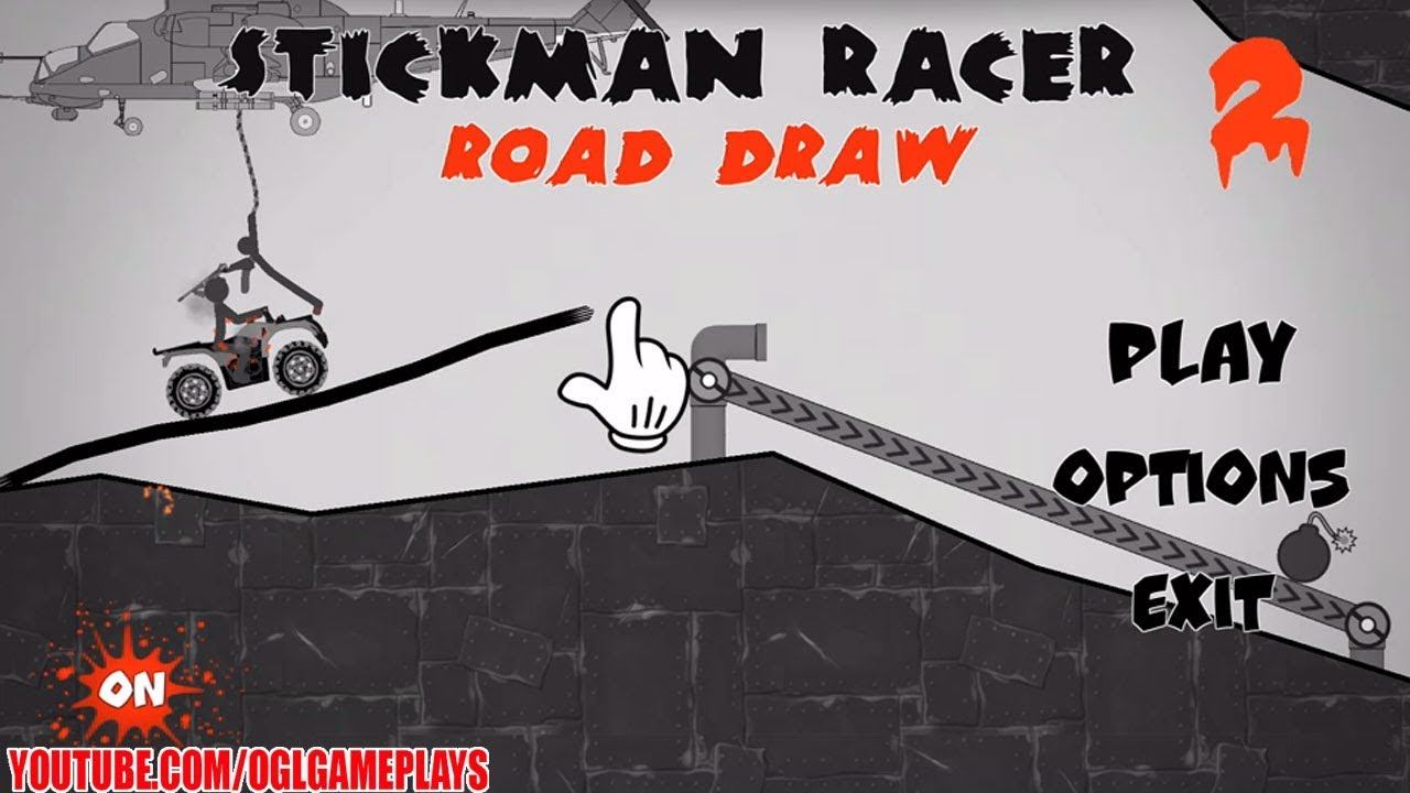 Stickman Racer Road Draw 2 Heroes - Android Gameplay Walkthrough Part 1 смотреть онлайн