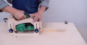 Слайдер для строгального станка - Система зажимных приспособлений Электро Рубанка - Часть 1