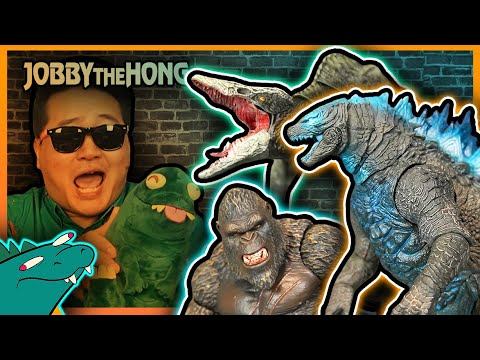 Hiya Toys Godzilla Vs. Kong TRIPLE REVIEW (ft. @Youtooz)