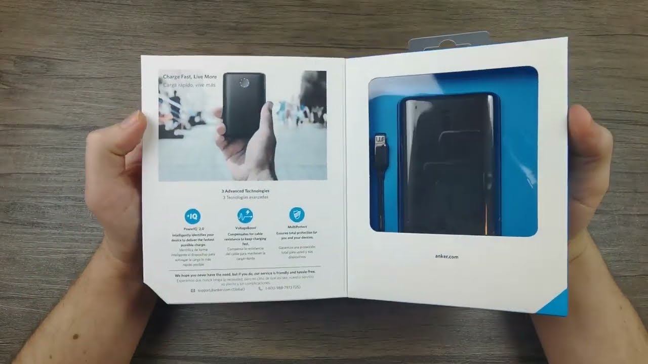 Anker PowerCore II 10000mAh Power Bank - Unboxing смотреть онлайн