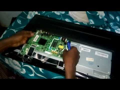اصلاح تلفاز من نوع اريس موديل 32E2 عالق على اللمبة الخضراء TV IRIS 32E2 GREEN LED REPAIR смотреть онлайн
