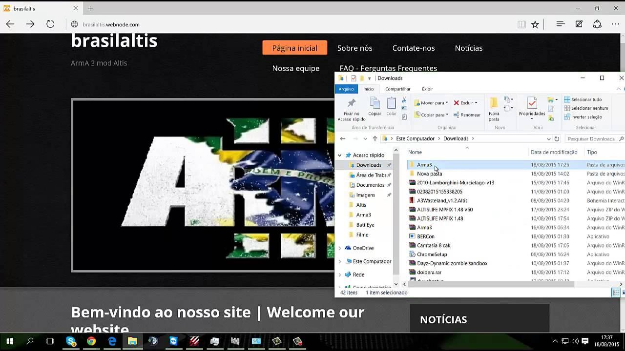 Resolução de Problema BE Arma III смотреть онлайн