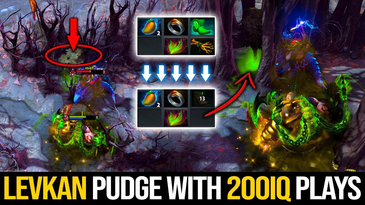 IRON BRANCH!!! 200IQ Plays | LEVKAN Pudge Offlane [2 Games] | Pudge Official смотреть онлайн