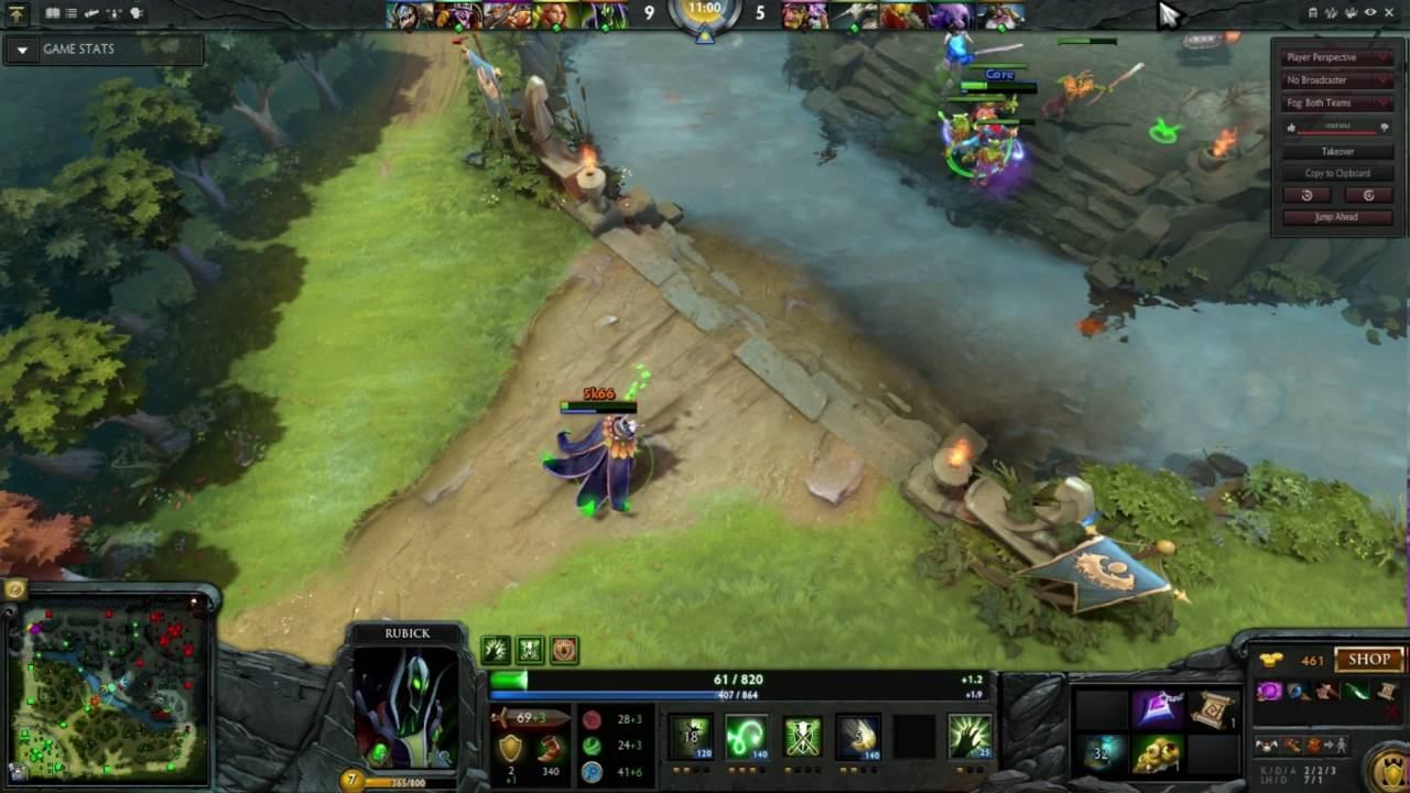 Dota 2 - Rubick 'kocak' skill sven. смотреть онлайн