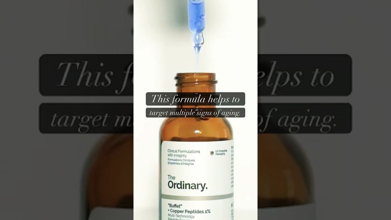 The Ordinary. “Buffet” + Copper Peptides 1% смотреть онлайн