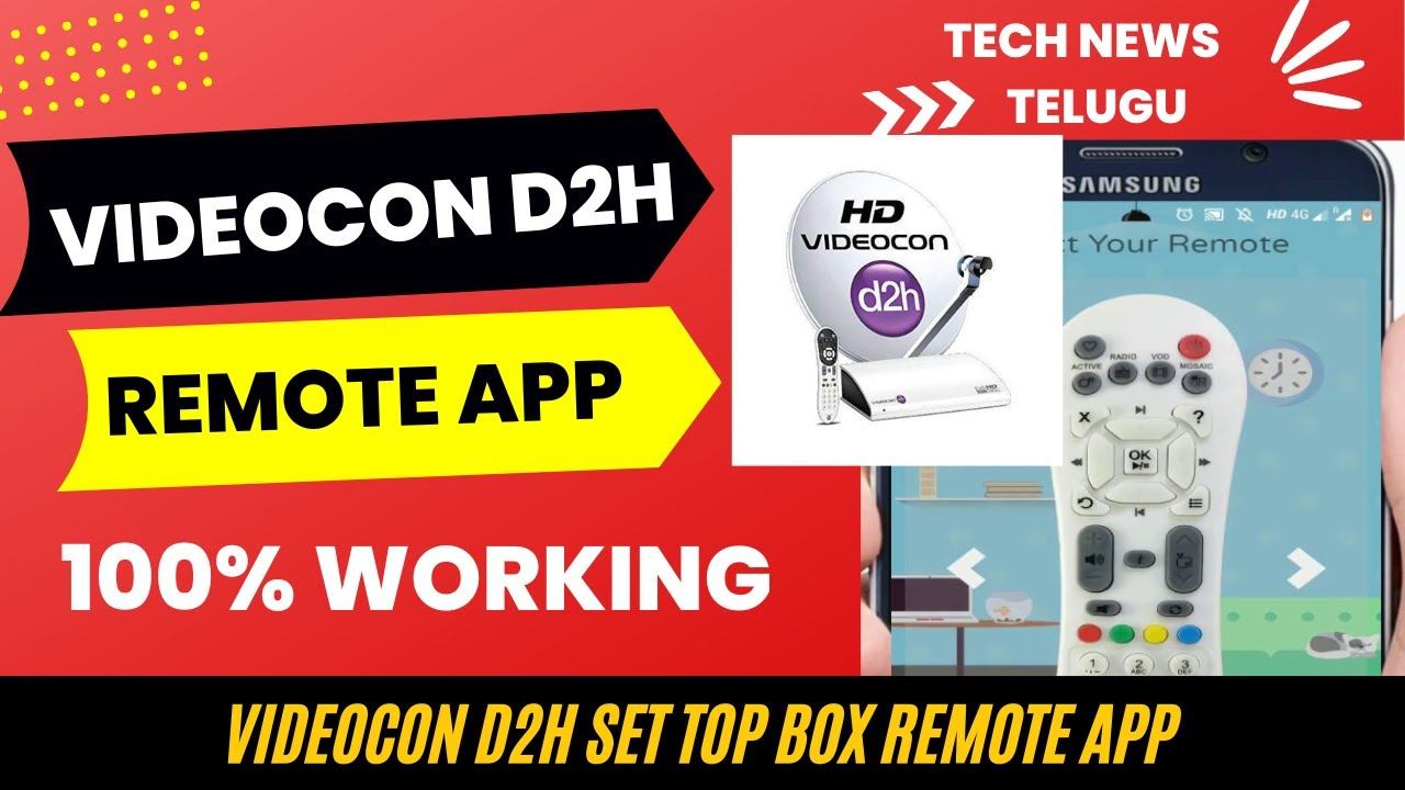 Videocon d2h Remote Mobile App || d2h Set Top Box Remote App || Remote Control App For Videocon d2h смотреть онлайн