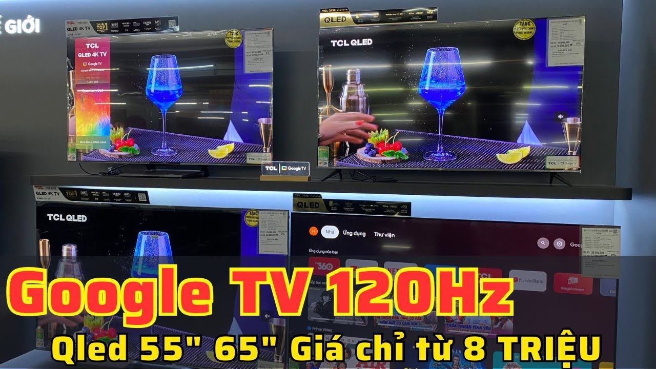 Google TV Qled 120Hz 55" - 65 inch giá chỉ nhỉnh 8 TRIỆU смотреть онлайн